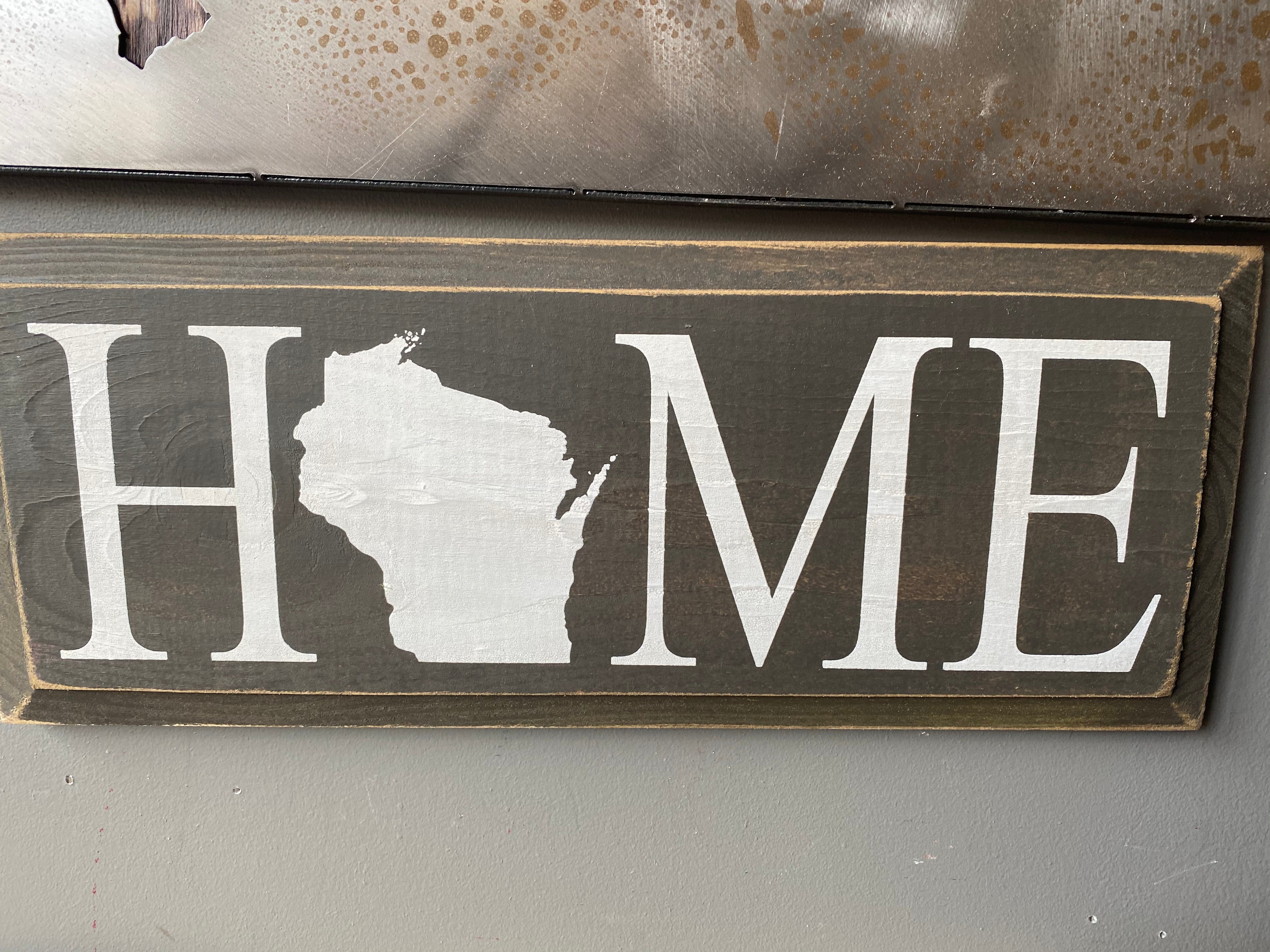 Wisconsin Home Sign