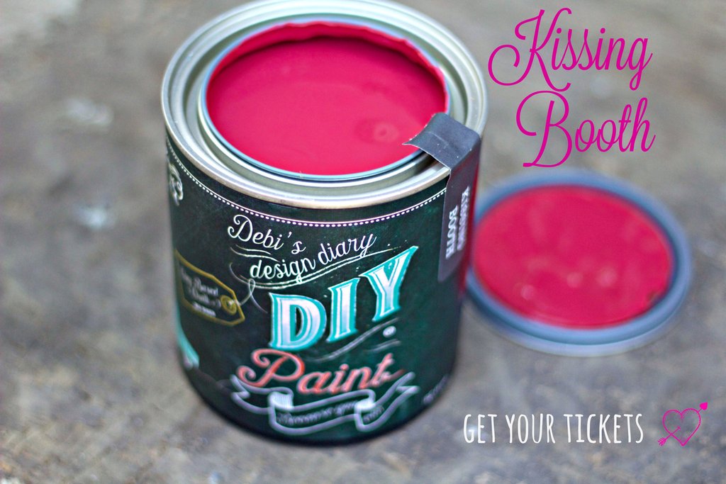 DIY Paint - Kissing Booth - Clay Based + Chalk