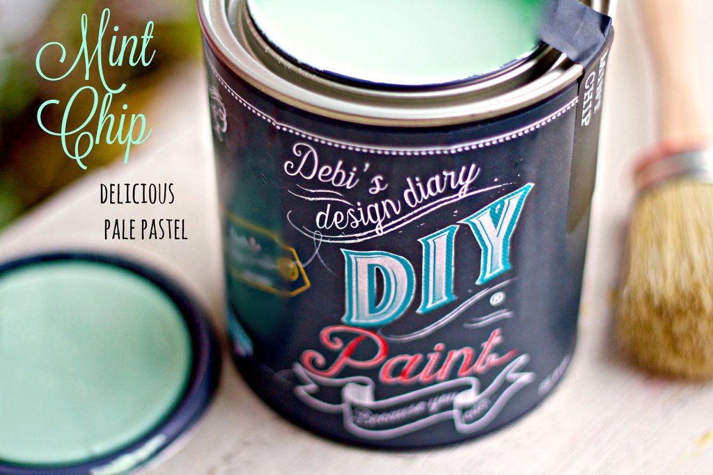DIY Paint - Mint Chip - Clay Based + Chalk