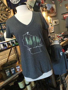 Up North Ladies' V-Neck Tee